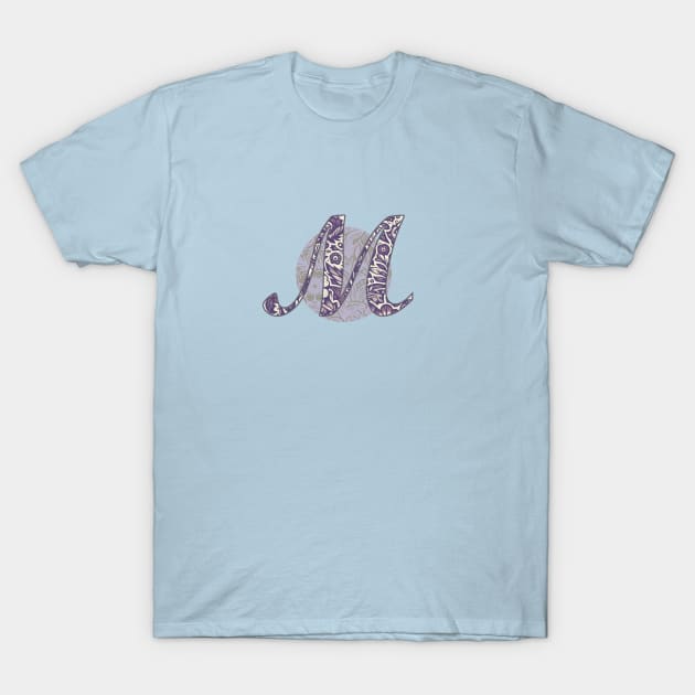 Initial "M" T-Shirt by Ken Savana